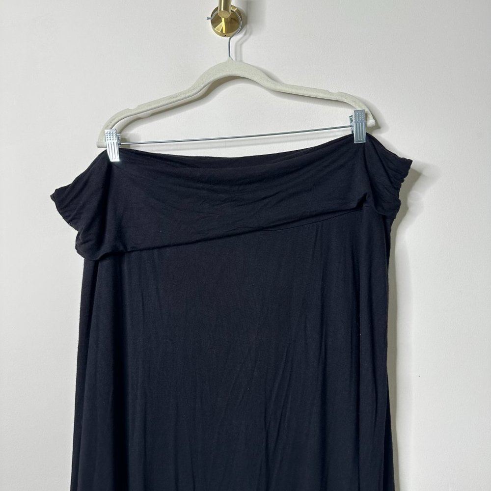 Motherhood Maternity Black Maxi Skirt 3X - Picture 2 of 5